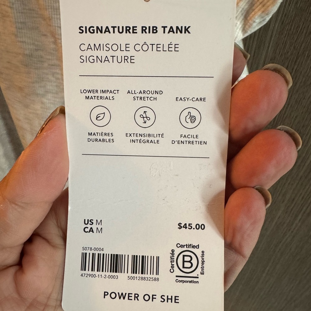 Athleta Signature Rib Tank - Picture 5 of 5